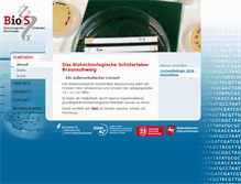 Tablet Screenshot of bios-braunschweig.de